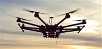 drone in the sky