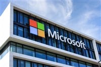 Microsoft logo on Building 